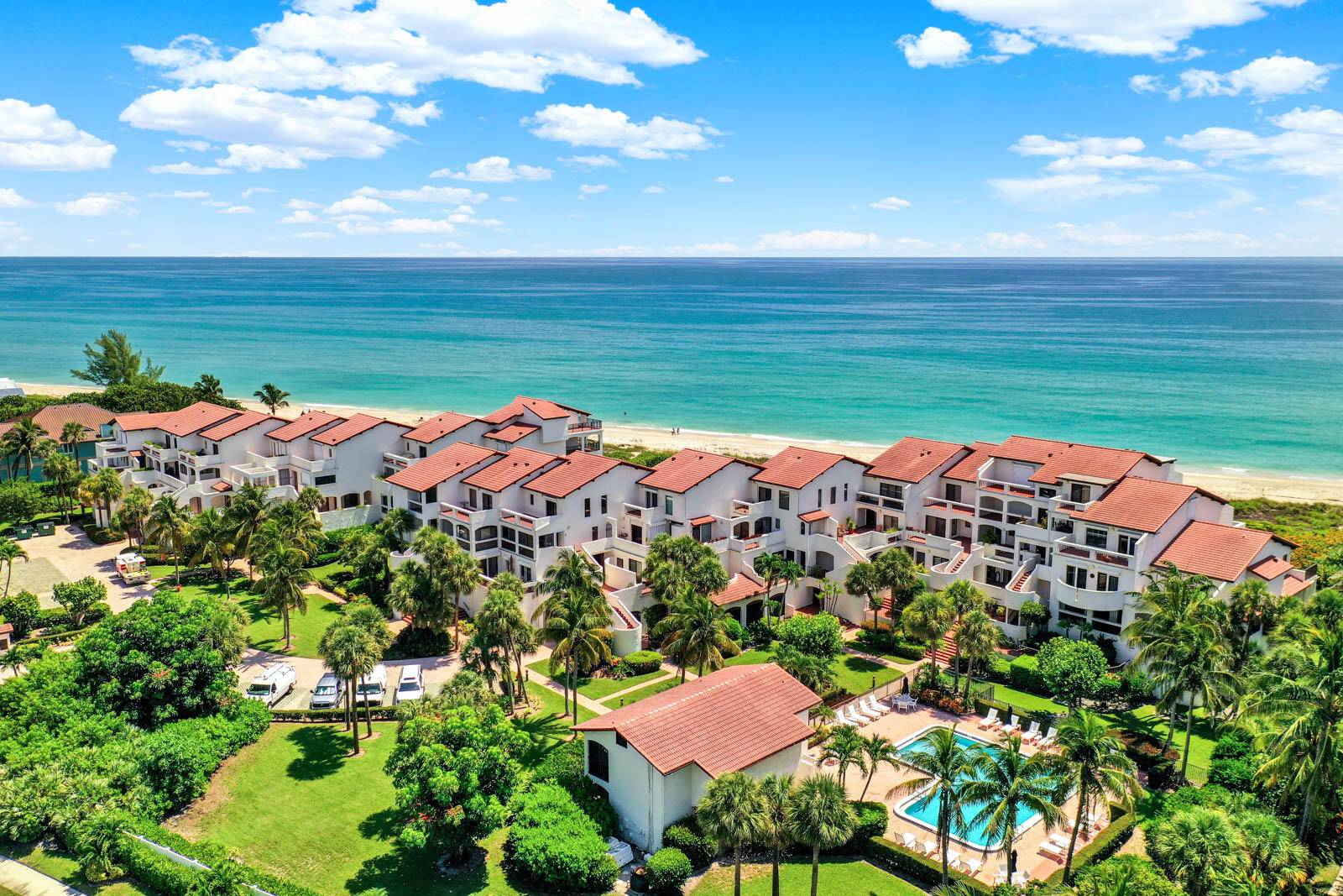 THE DUNE CONDOMINIUM ON HUTCHINSON ISLAND very rare, two level townhome with Ocean views and nearly 3000 square feet of finished living space.