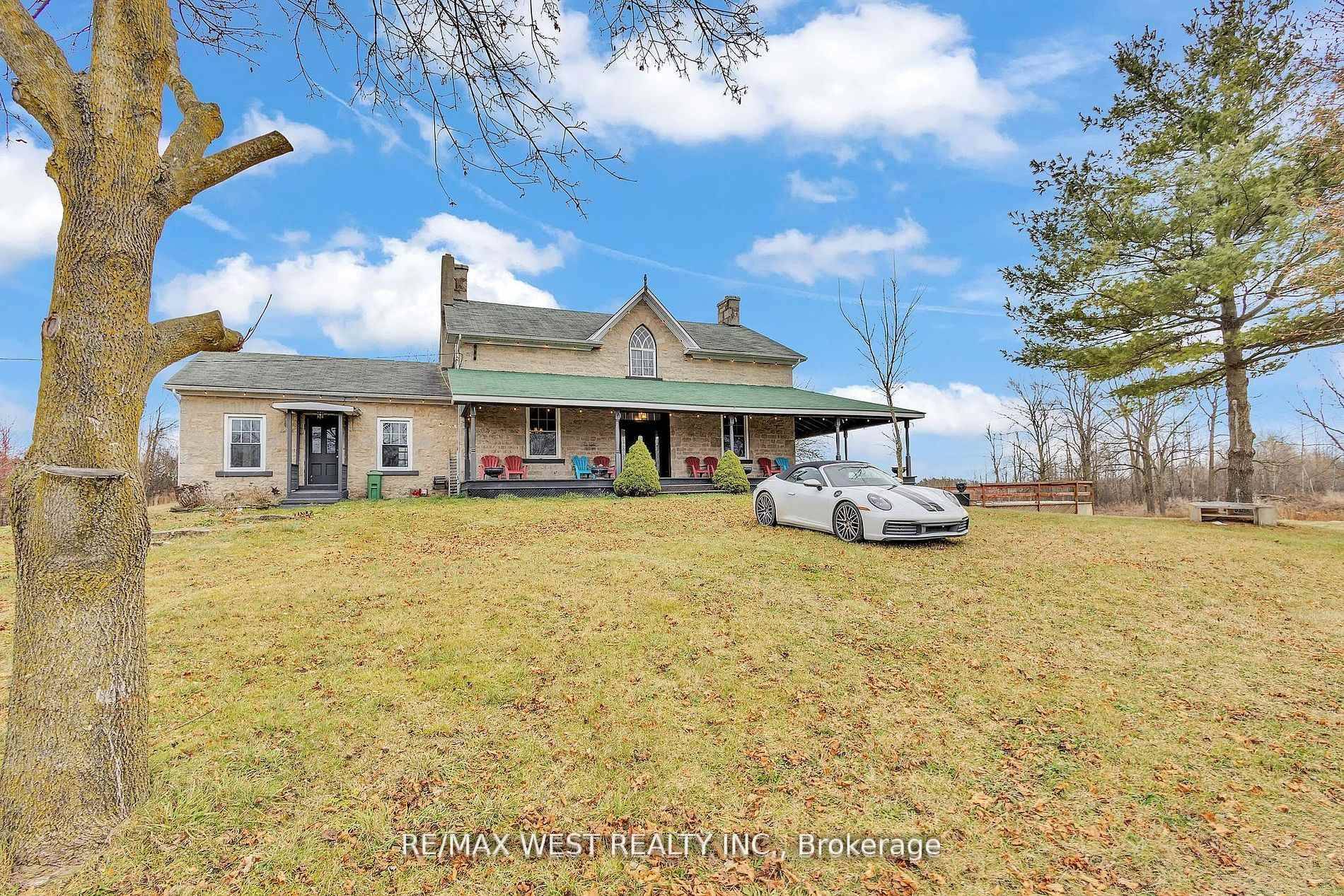 This stunning home is nestled on 170 acres with substantial income potential !