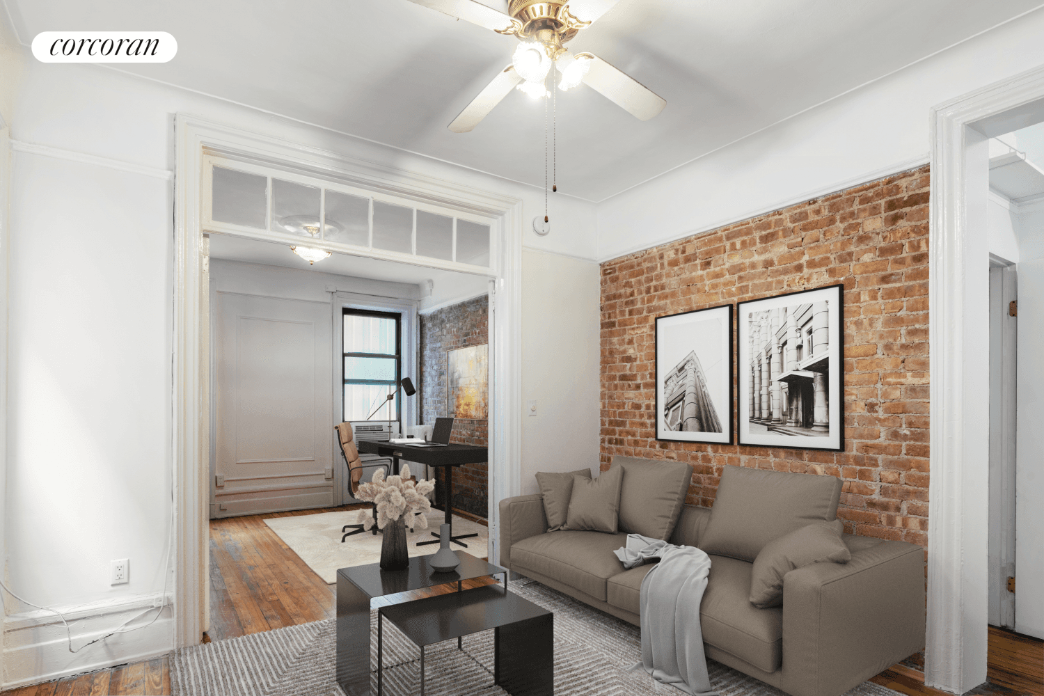 Welcome to Unit 4A, at 40 Tiemann Place, a charming 2 bedroom, 1 bathroom pre war co op located in beautiful Morningside Heights.