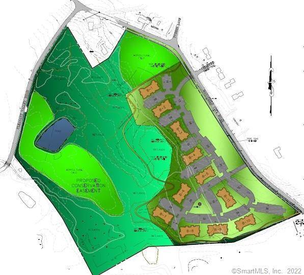 41 acres on the corner of Mansfield City Road and Pleasant Valley Road, and abutting Eastern Connecticut State University Athletic fields.