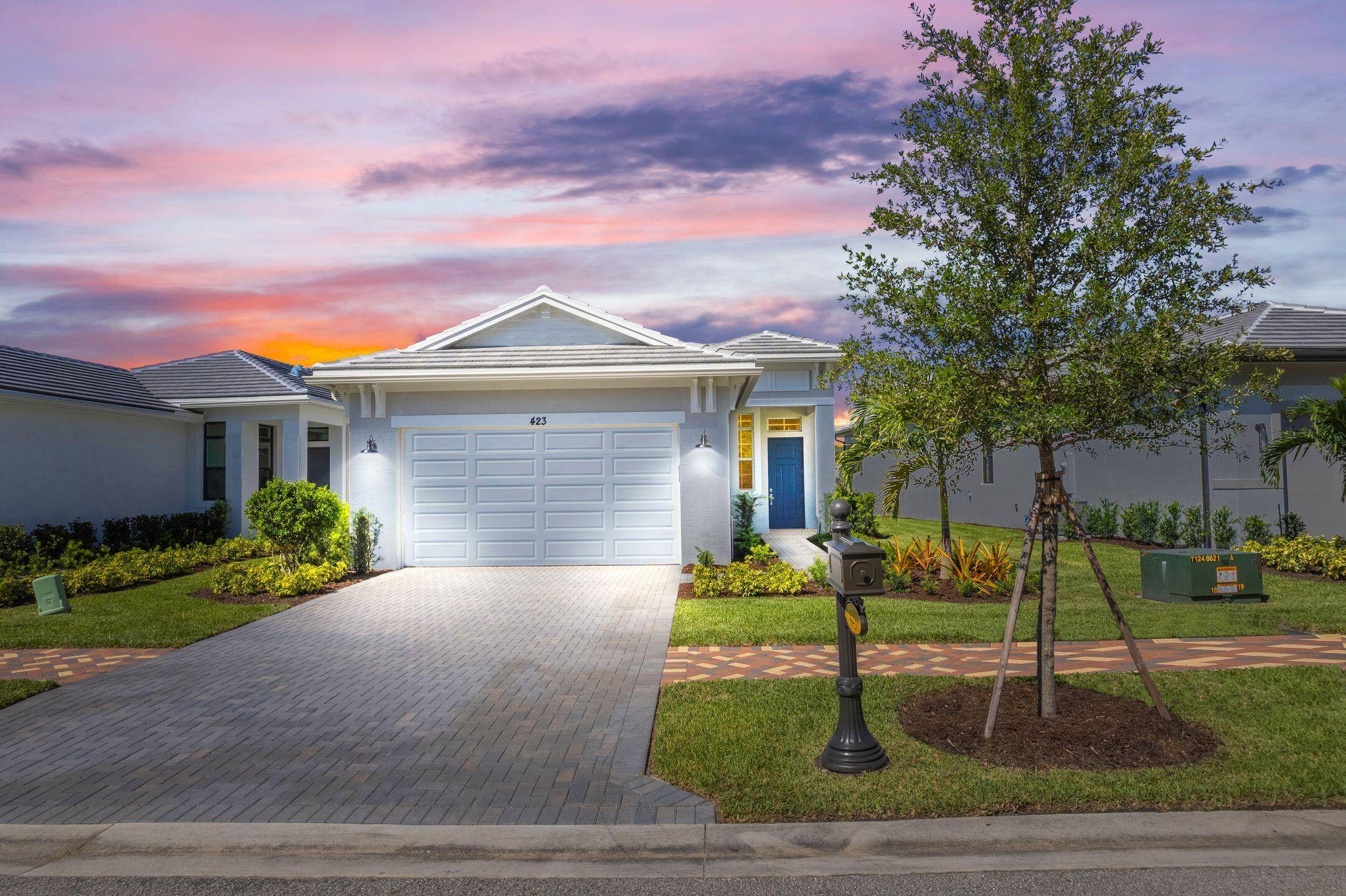 New Construction This Preserve view Coastal Elevation Caroline floorplan offers 3 Bedrooms Flex Room, 2 Baths, and an open concept design.