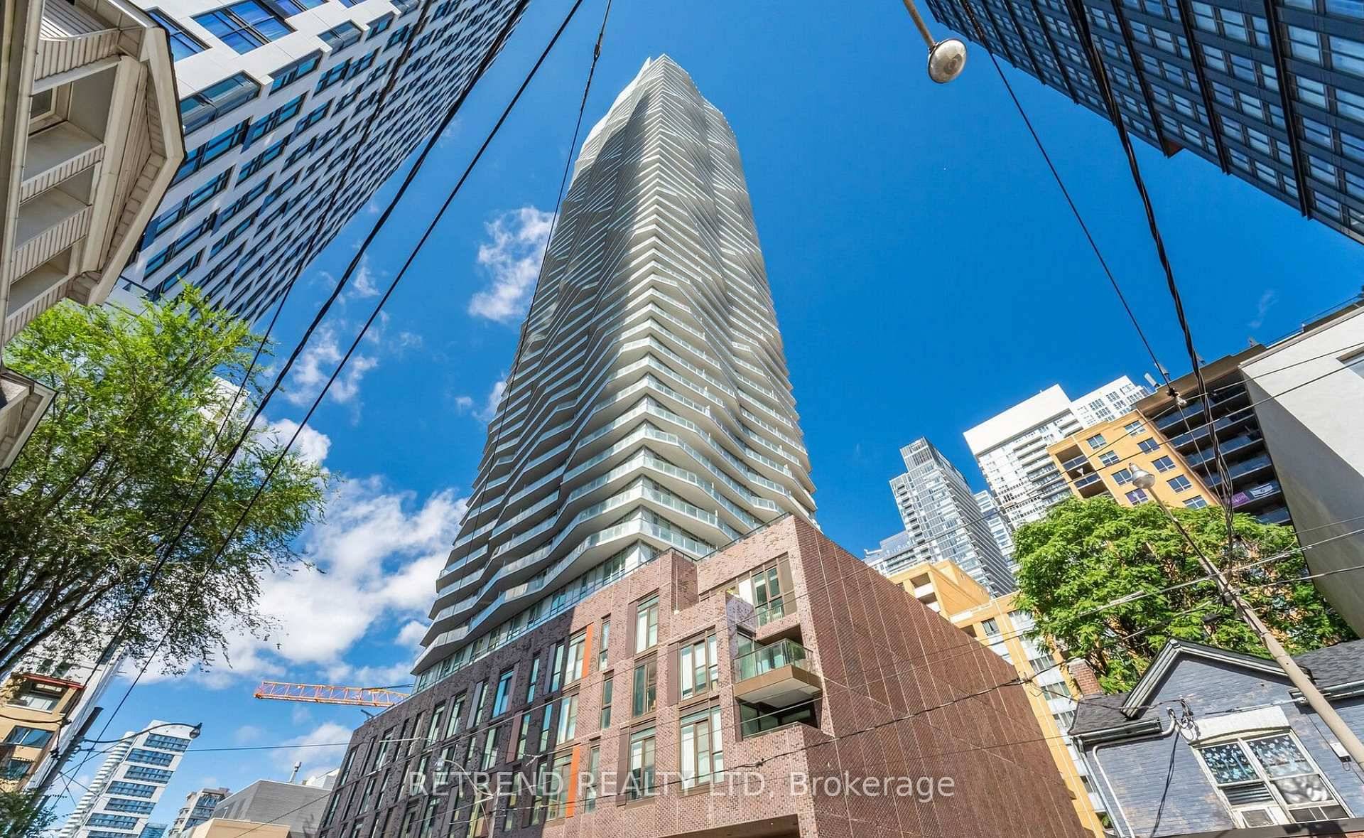 A stunning high rise residence in the heart of Downtown Toronto, steps to TMU, Eaton Centre, transit, shops, and restaurants.