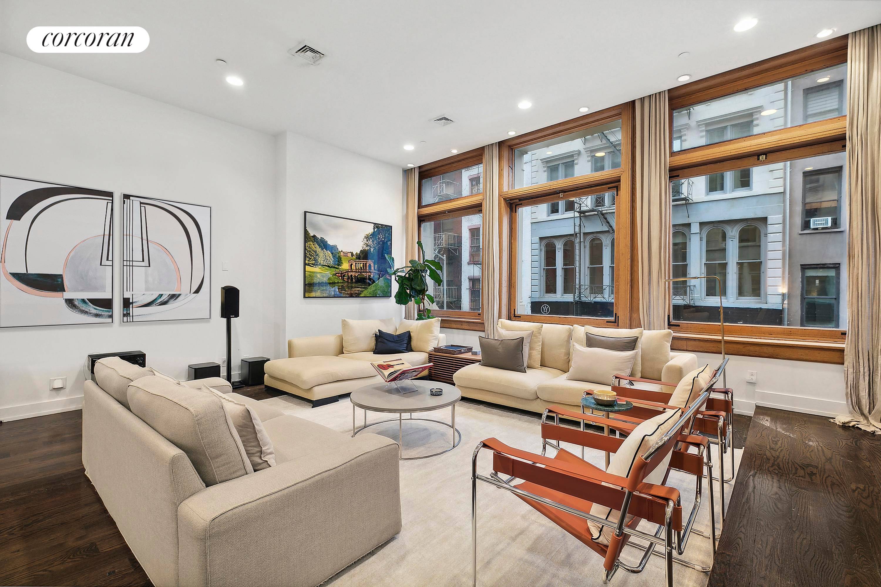 The Wanamaker, a classic Cast iron and brick facade loft building.