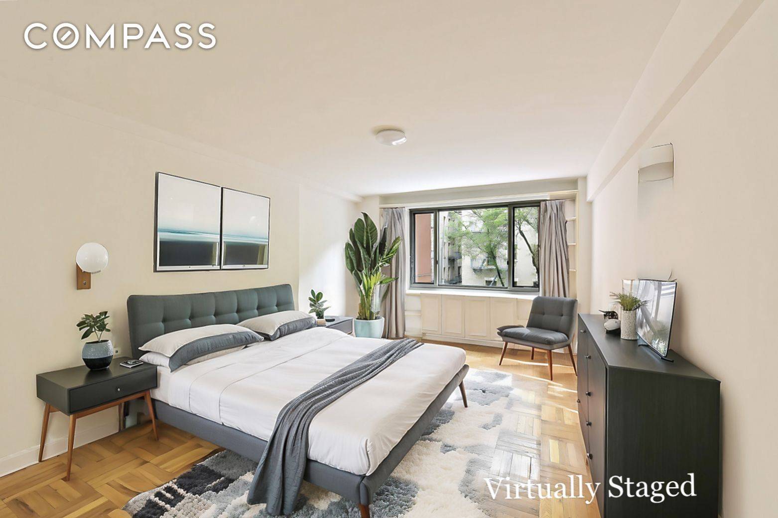 Welcome to this serene residence on East 64th Street, where timeless elegance meets a tranquil setting.
