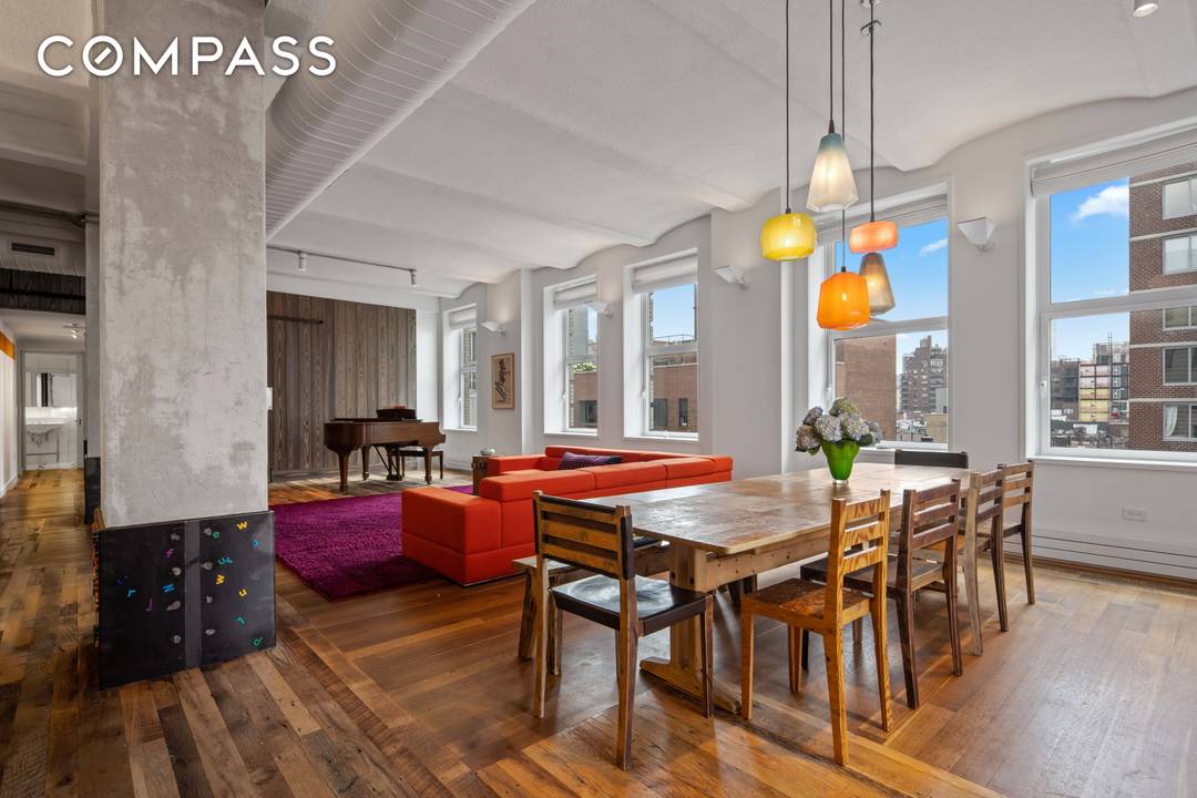 A sophisticated balance of industrial chic and colors encapsulate this powerfully unique residence, brought to life by TOLA Architects and Blankenship Design.