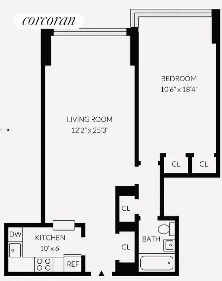 This wonderful, OVERSIZED, east facing one bedroom largest one bedroom line in the building unit is waiting for its new owner and touch !