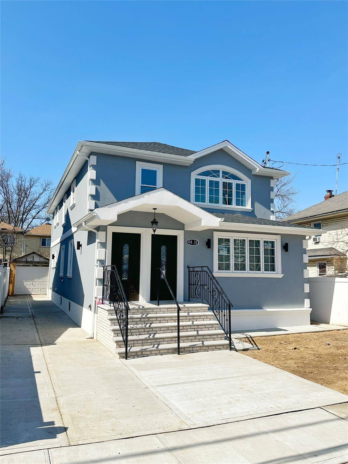 Huge Beautifully Redone Two Family Detached Hi Ranch, Located In A Quiet Neighborhood.