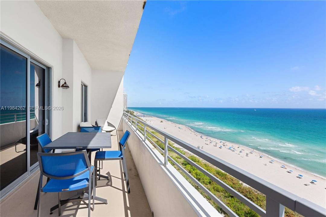 Perched in the iconic 5555 Collins, this stunning oceanfront residence captures perfectly centered, unobstructed views that stretch endlessly across the horizon, filling the home with natural light from sunrise to ...