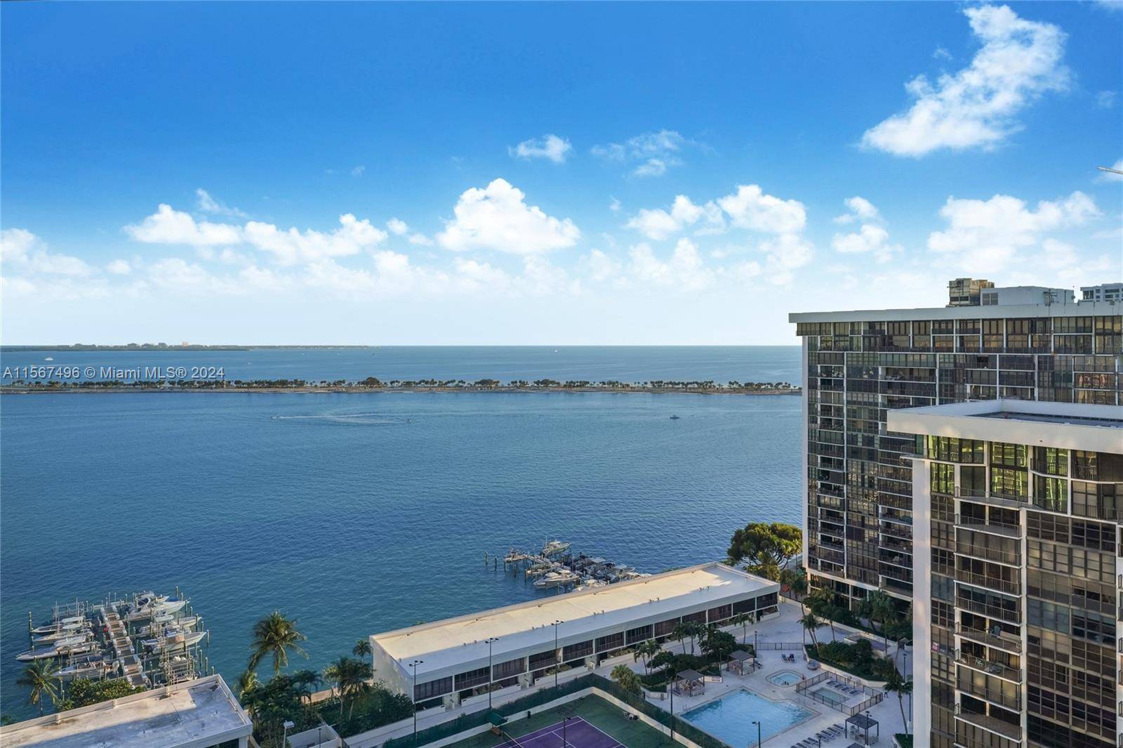 Enjoy breathtaking bay and city views in this 1 bedroom 1.