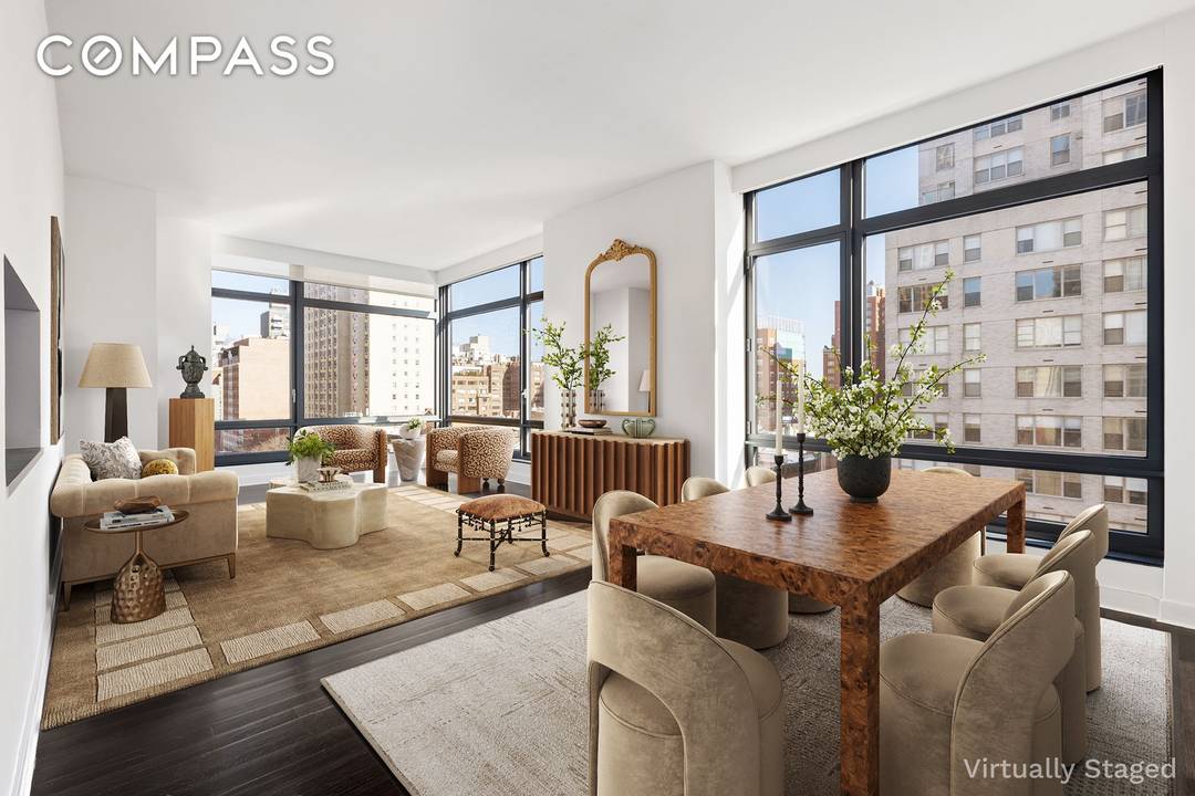 Corner 2 Bed Condo Scale Floor to Ceiling Windows Bathed in exceptional natural light from all external exposures, Residence 8B is a beautifully proportioned corner two bedroom, two and a ...