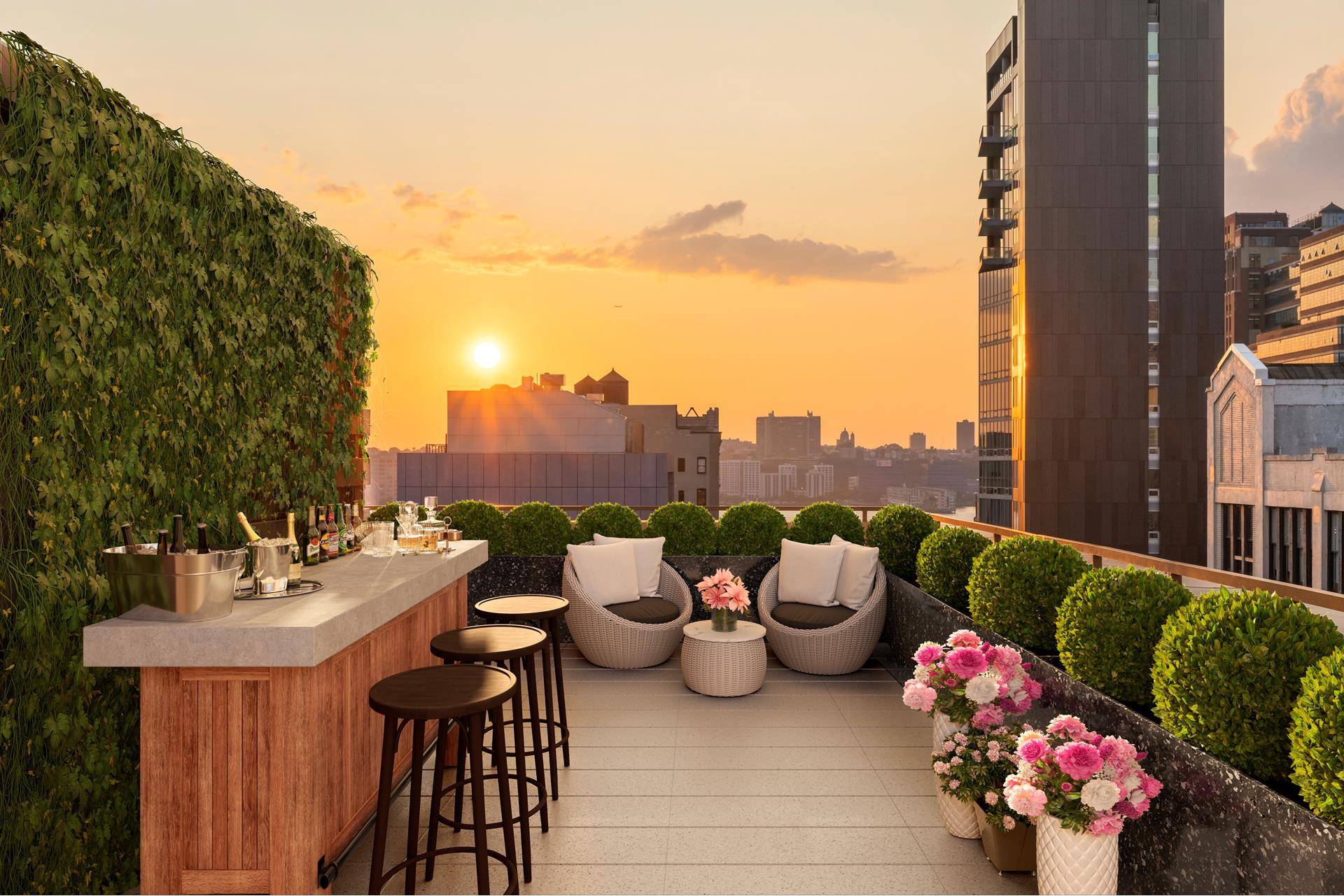 The Penthouse at 500 West 25th IMMEDIATE OCCUPANCY Some images are virtually staged.