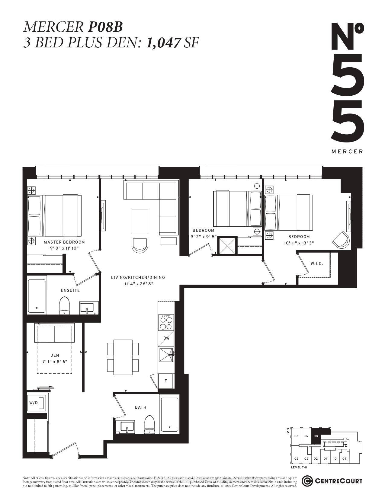 CentreCourt proudly presents its downtown condo project a perfect mix of modern design, space, and unbeatable location.