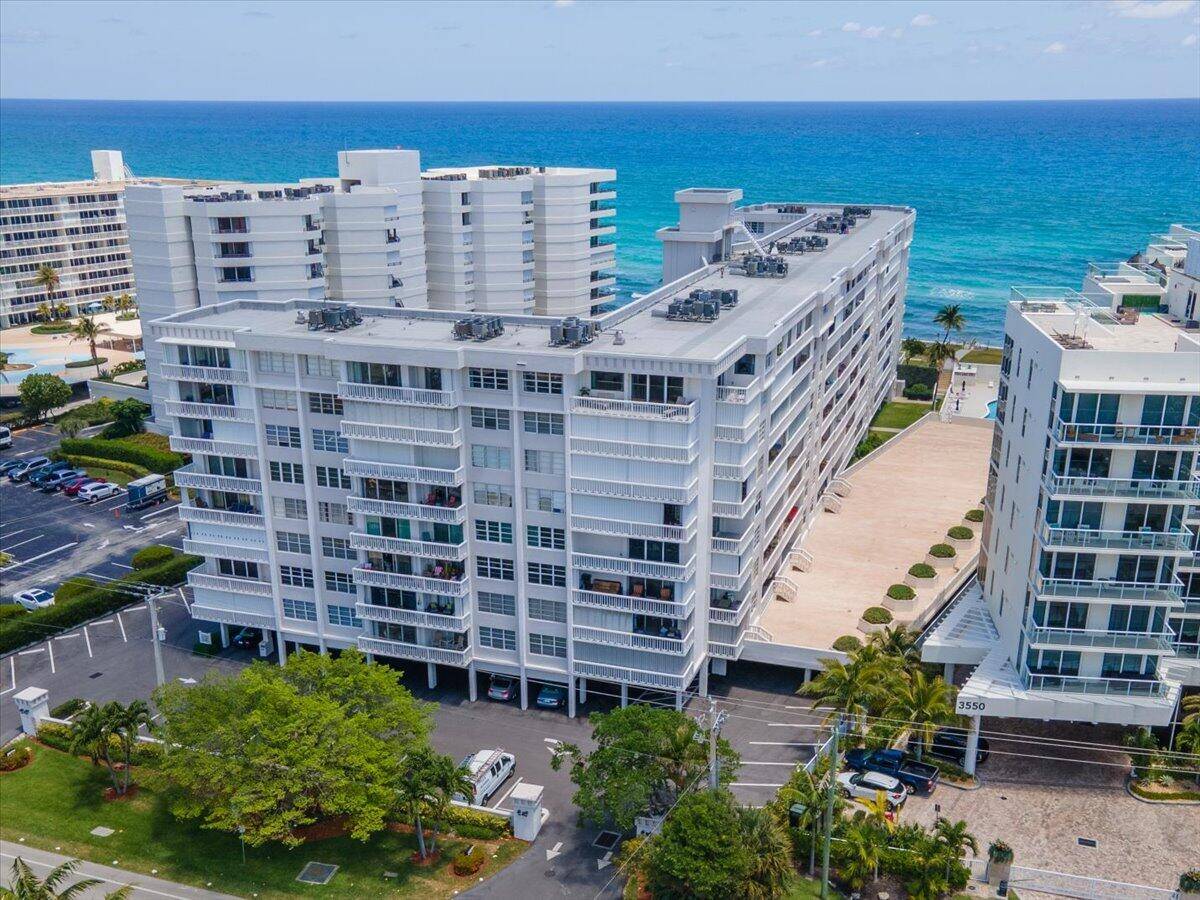 Ocean views from the east balcony and city views from the west balcony of this 2 bedroom 2 bath corner unit ready for seasonal rental available November 1.