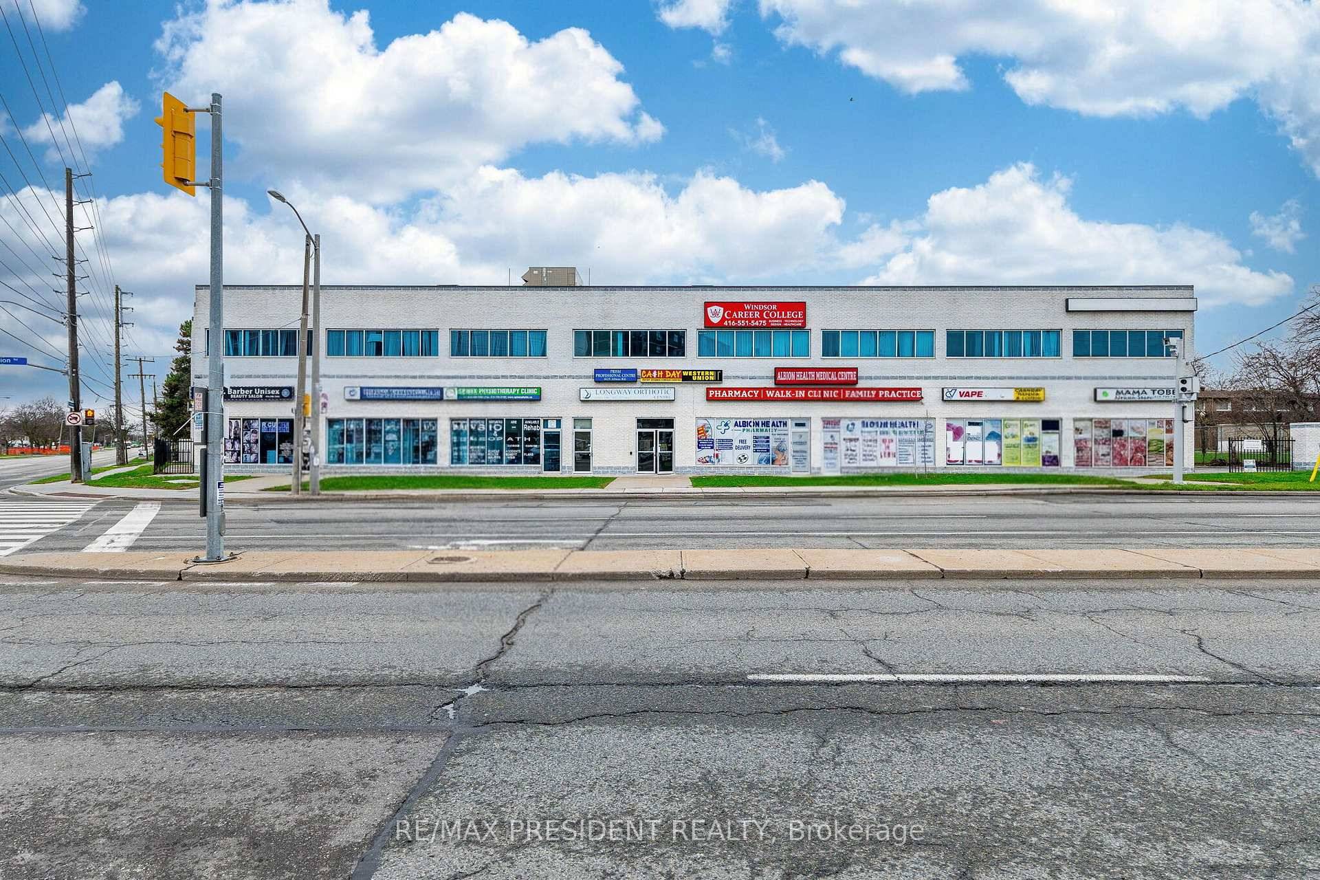 Prime commercial opportunity in Etobicoke Toronto, prominently situated on a high visibility corner within a busy corridor.