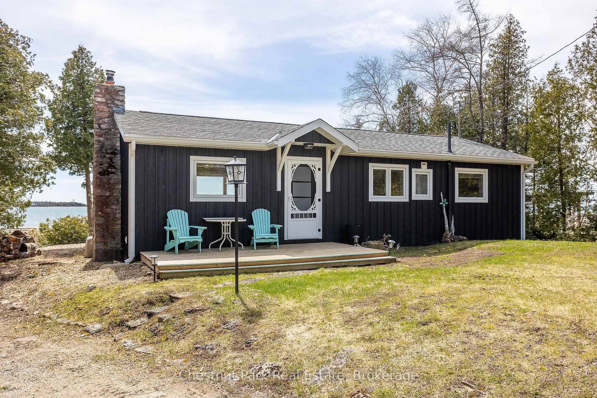 Rare Waterfront Retreat 2 Cottages on 153' of Pristine Lake Huron Shoreline !