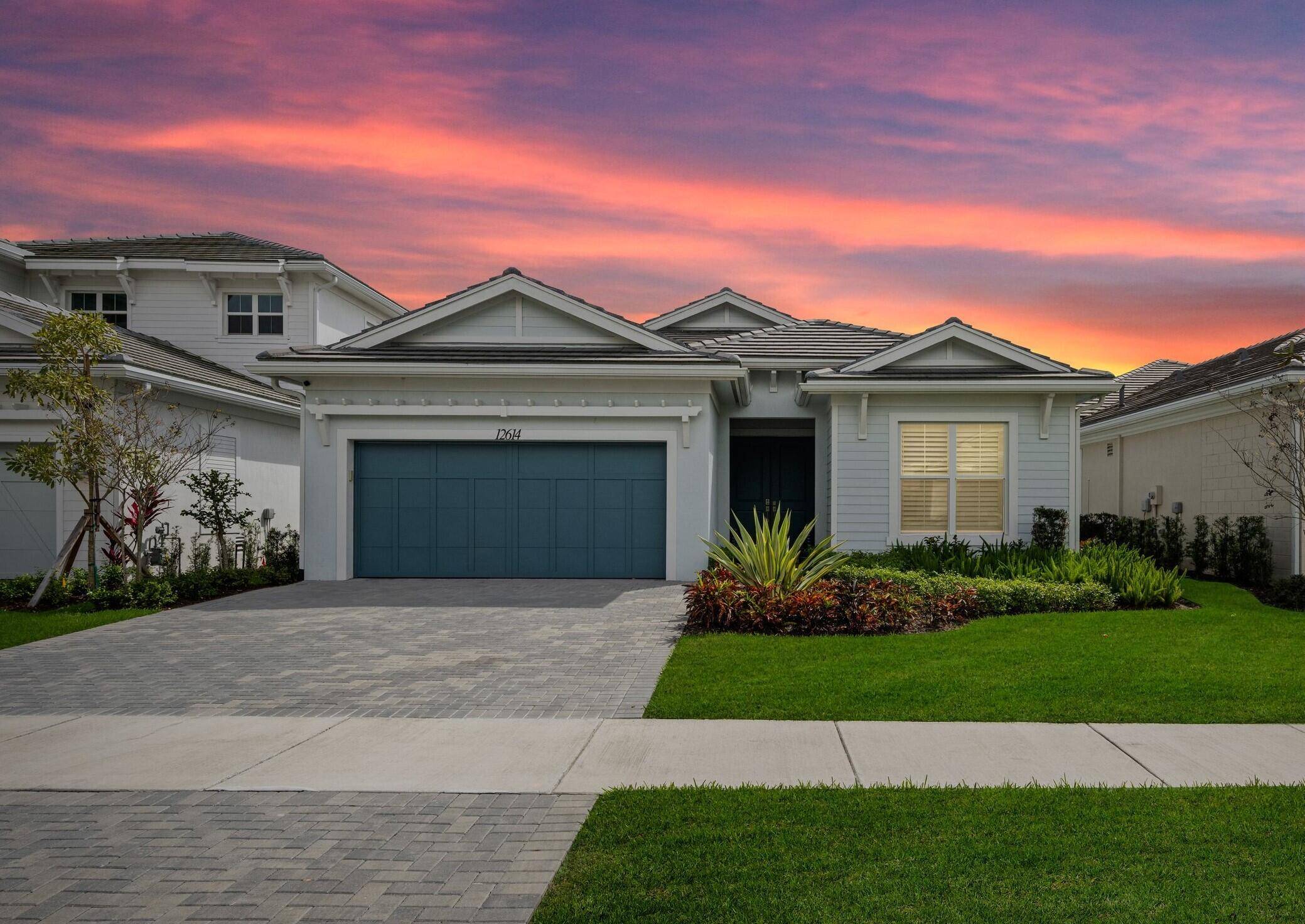 Why wait and wait for new construction when you can move right into Windgate at Avenir's largest single story floor plan, already upgraded and positioned on a prime south facing ...