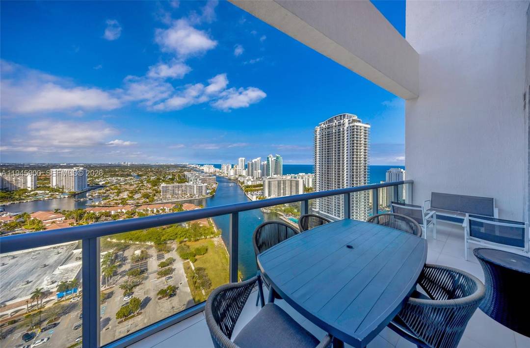 Fully furnished AIRBNB approved one of a kind penthouse at Beachwalk featuring 2 bedrooms, 2 bathrooms, and 2 private terraces with stunning views of Downtown, the ocean, and the intracoastal.