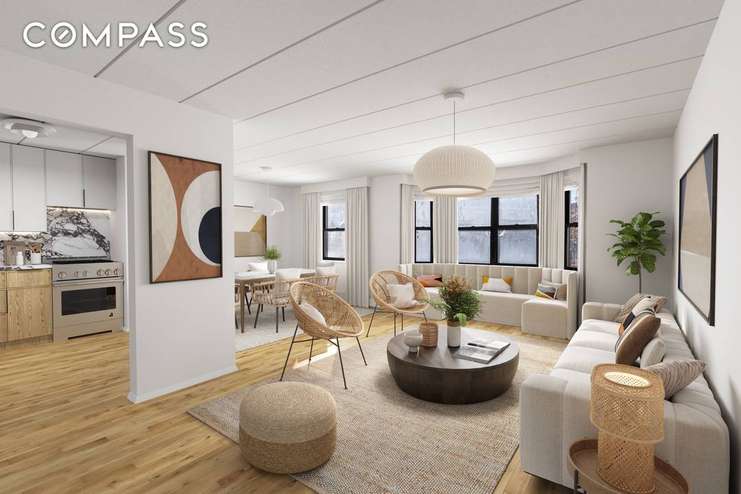 Bring your contractor and com on into this light filled two bedroom, one and a half bath condominium in one of Brooklyn s most desirable neighborhoods.