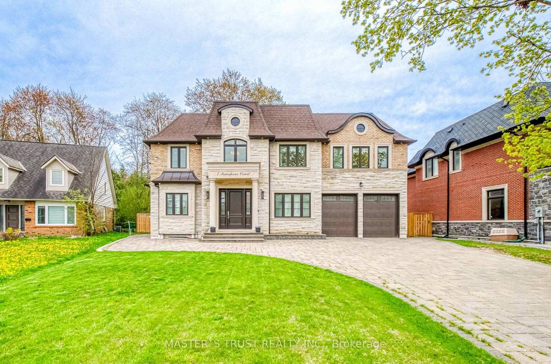 This remarkable custom built home sits on a rare pie shaped lot within a quiet cul de sac in the prestigious and picturesque Unionville community.