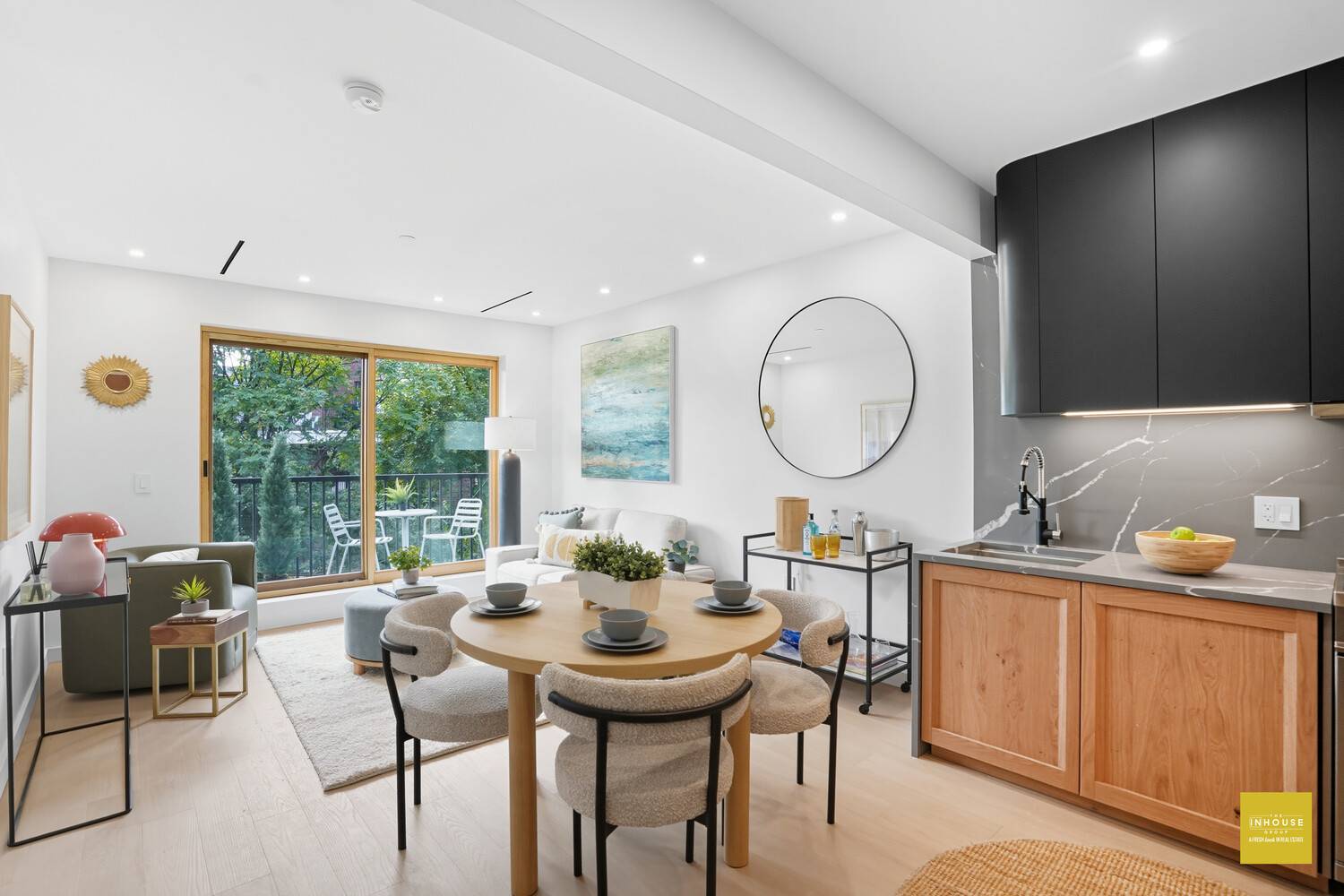 Residence 3B at 19 North Henry a brand new one bedroom home with a private balcony and private storage.