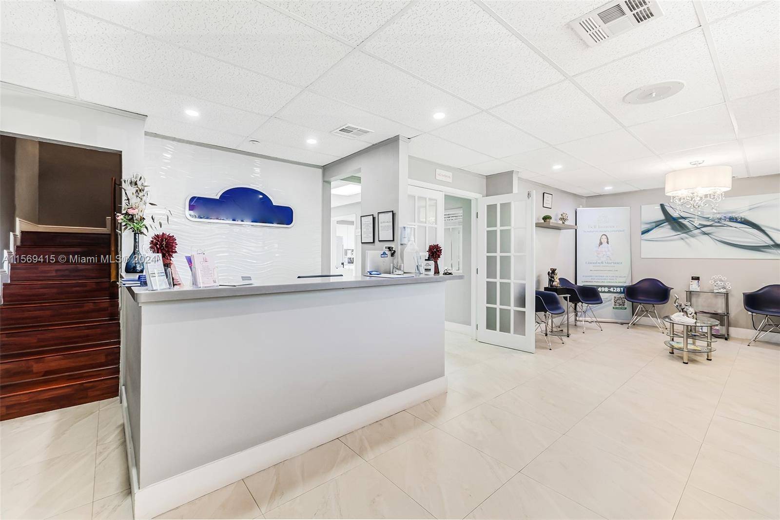 Commercial Condo Office completely remodeled for medical use Medical Business NOT For Sale in a great location in Hialeah by 76th St 20th Ave right off the Palmetto Expressway.