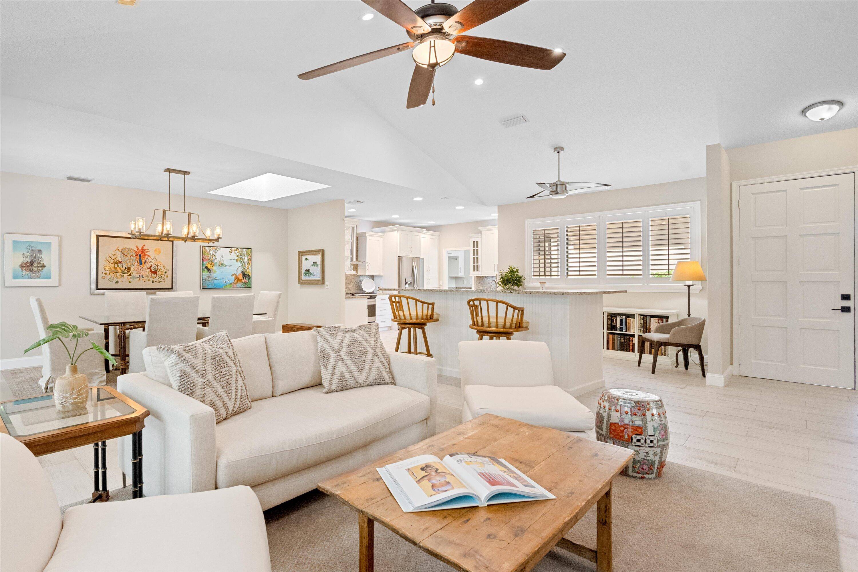 Beautifully updated Farmhouse Chic home along Mayacoo Lakes 13th fairway and ready to move right in !