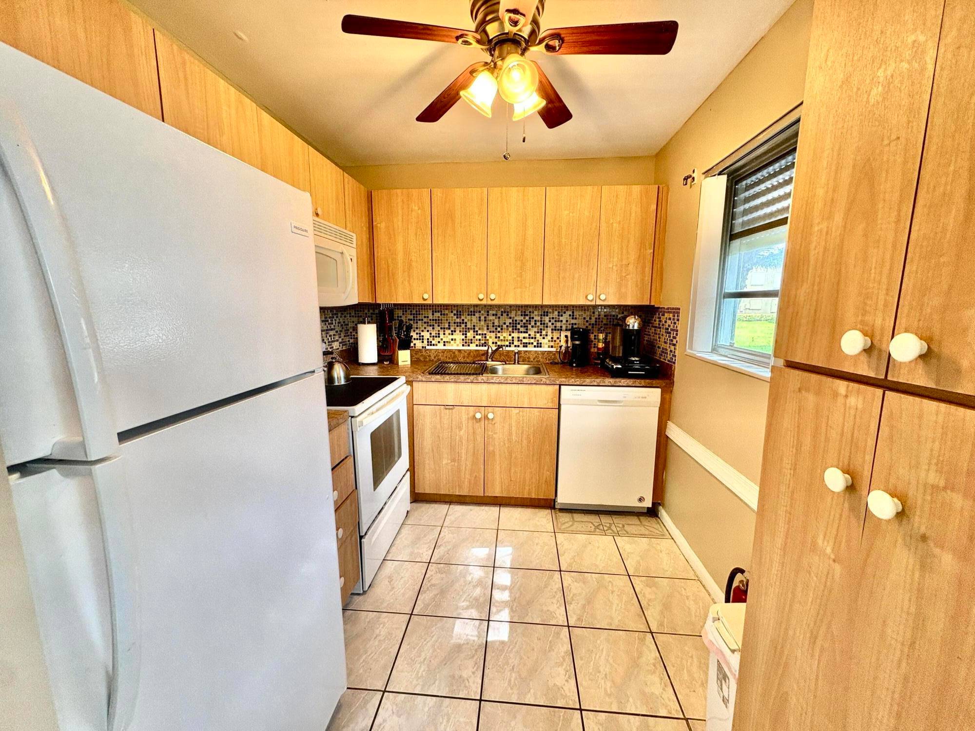 For sale in a 55 plus retirement community of Century Village a lovely 2 BD, 1.