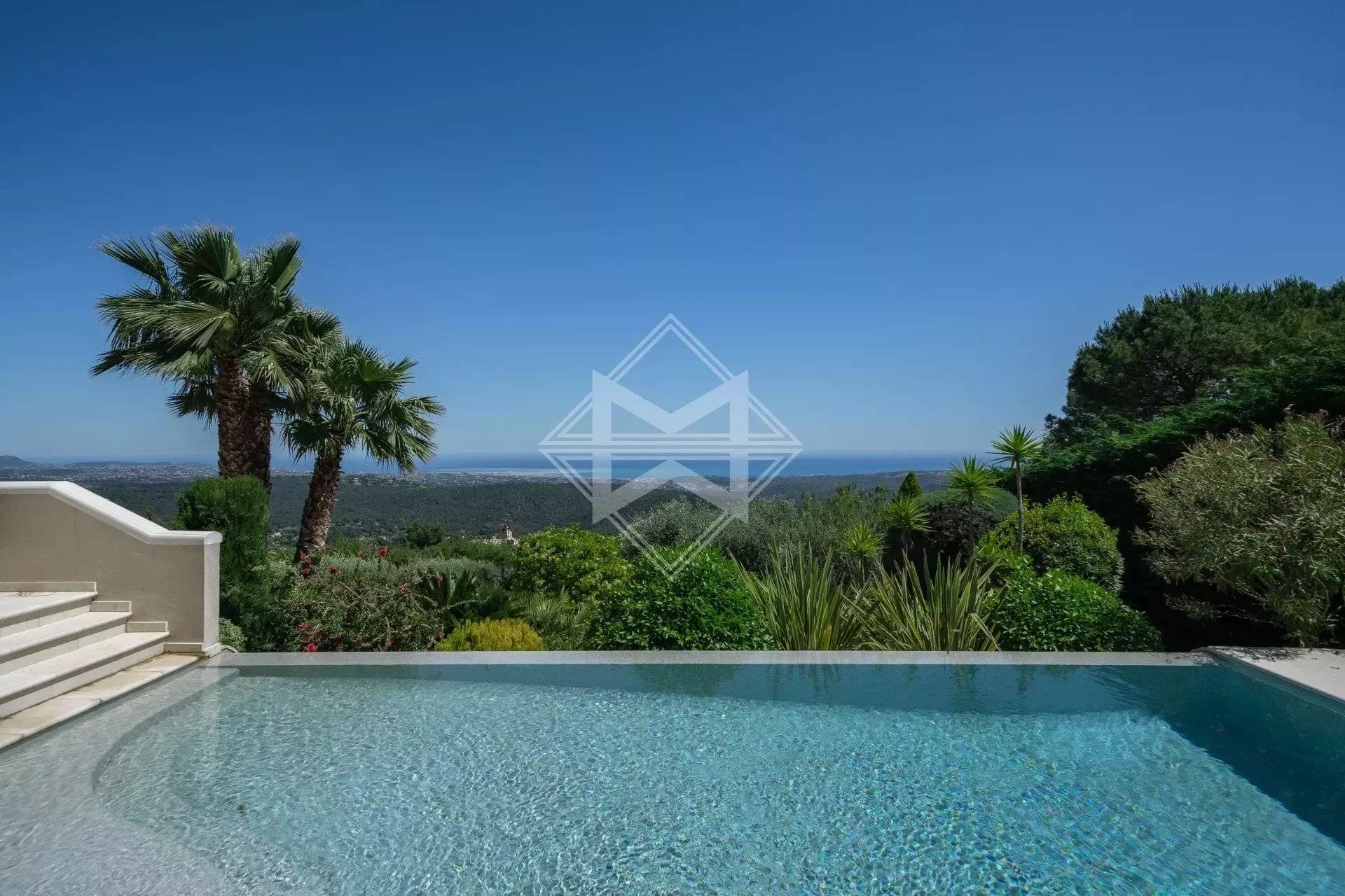 Tourrettes-sur-Loup - Provençal 3 bedrooms Villa boasting breathtaking sea views