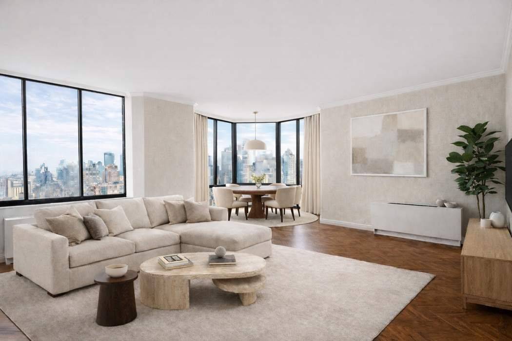 Residence Description Perched high above Lenox Hill, this expansive 2 bedroom, 2.