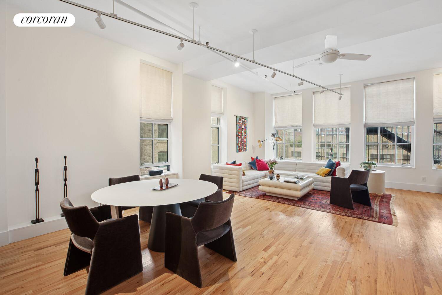 Incredible full floor loft apartment on the 10th floor of a 12 story coop with a video intercom.