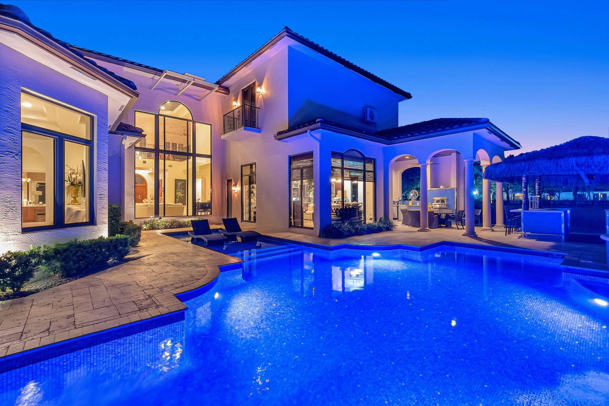 Experience resort style living in this meticulously crafted oasis !