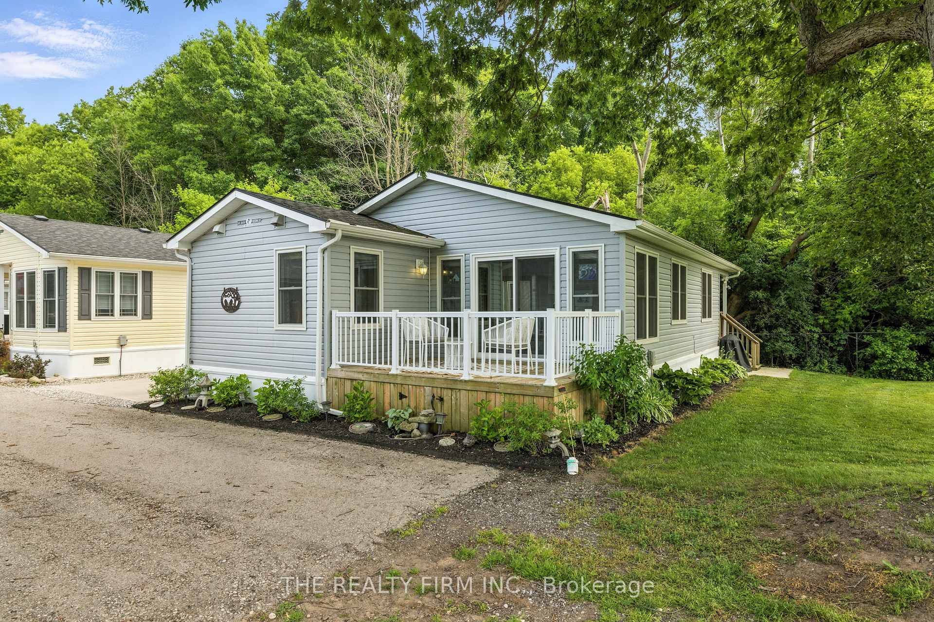 Live the resort lifestyle year round in Unit 1 at Oriole Park Resort a rare gem in Komoka just 10 minutes west of London.