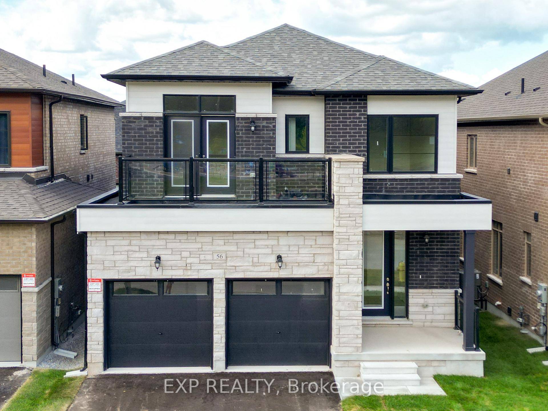 Ideally situated across from a park and playground, this home enjoys a unique back to side orientation.