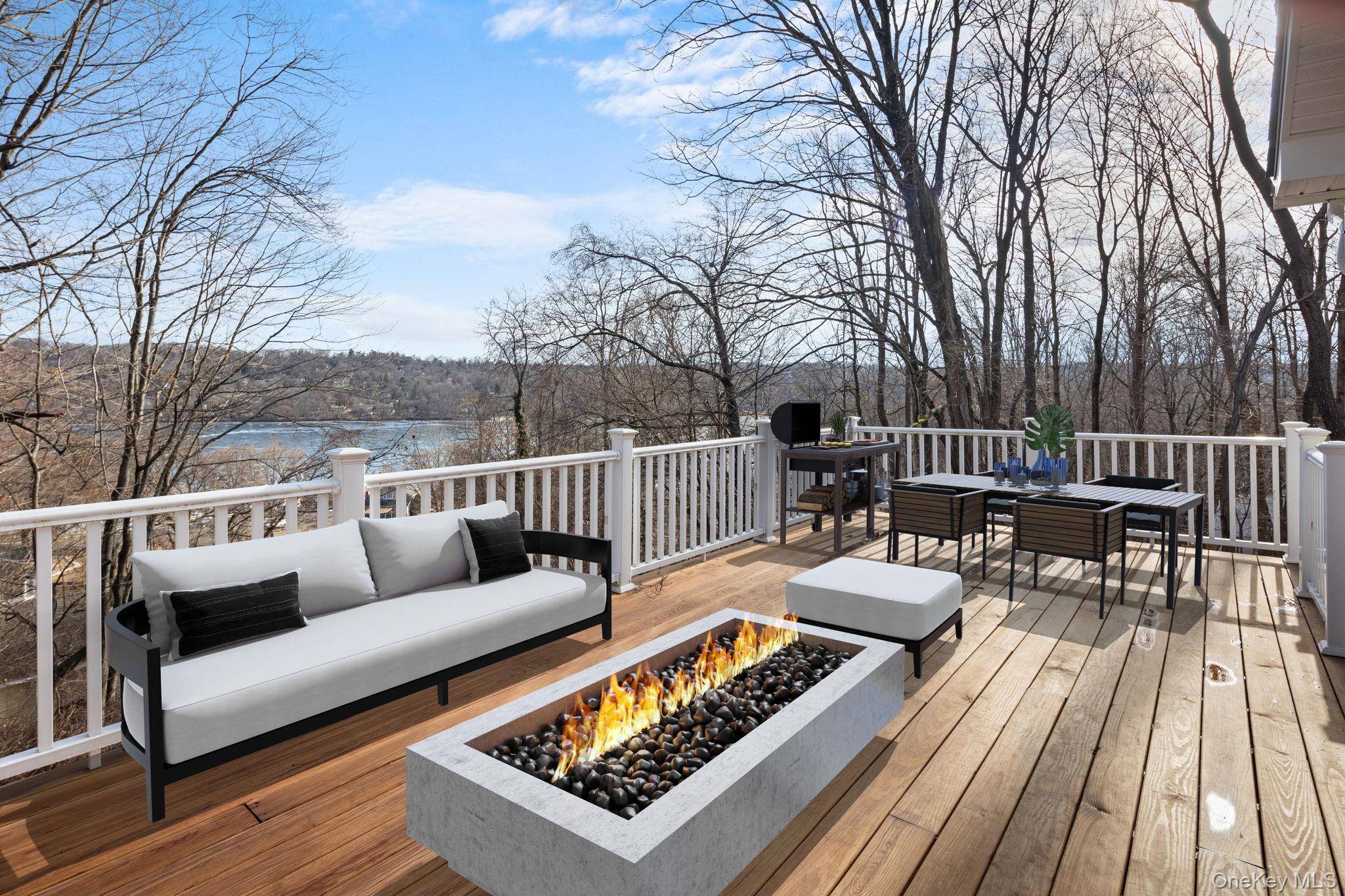 A beautifully renovated cottage by the lake awaits its new owner.