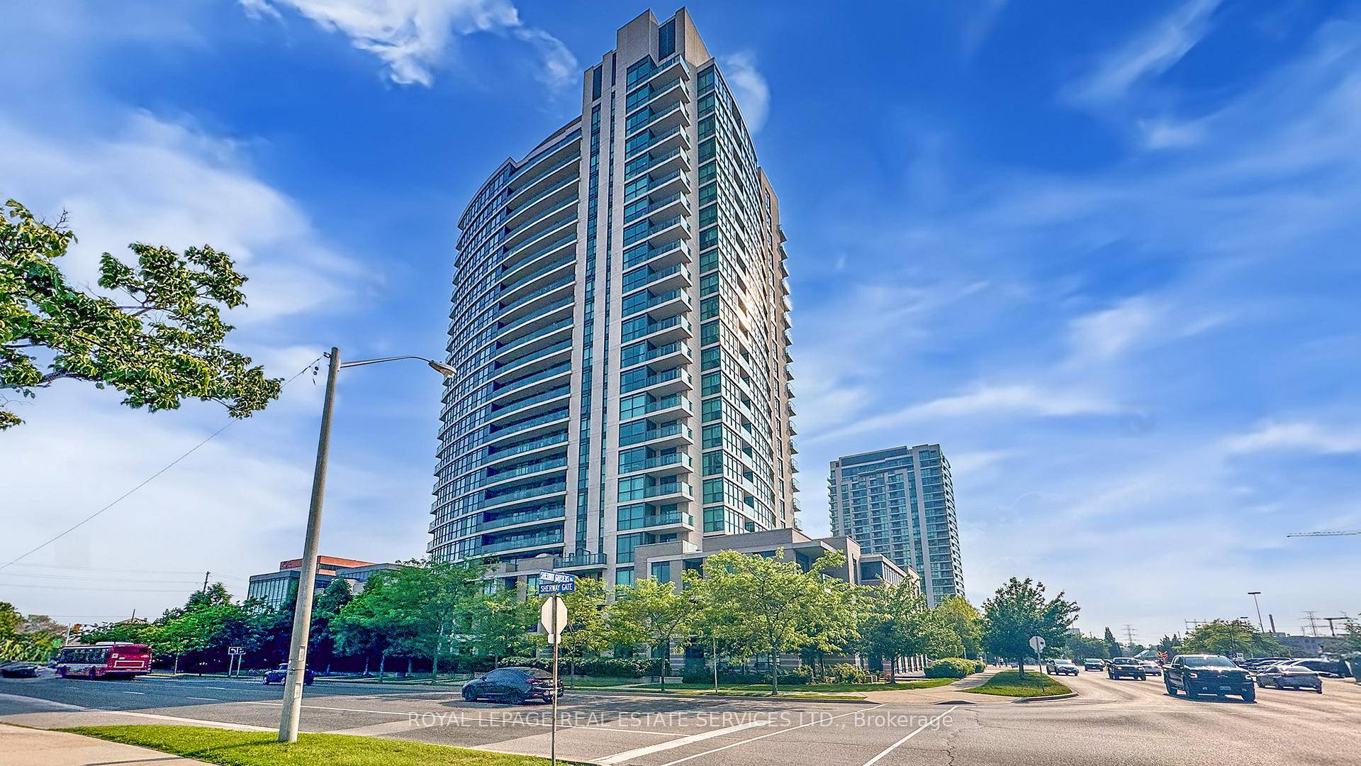 Live in comfort and convenience in this bright 1 Bedroom Den condo with parking, ideally located just steps from Sherway Gardens Mall, public transit, and major highways including the QEW ...