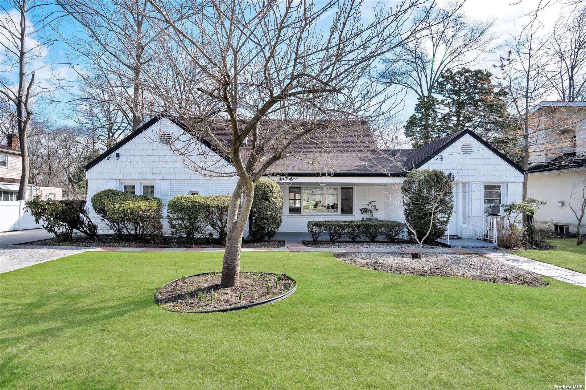 Very large expanded ranch with potential for 4 5 bedrooms or home offices and 5 baths, ideally located midblock near schools, transportation, and houses of worship.
