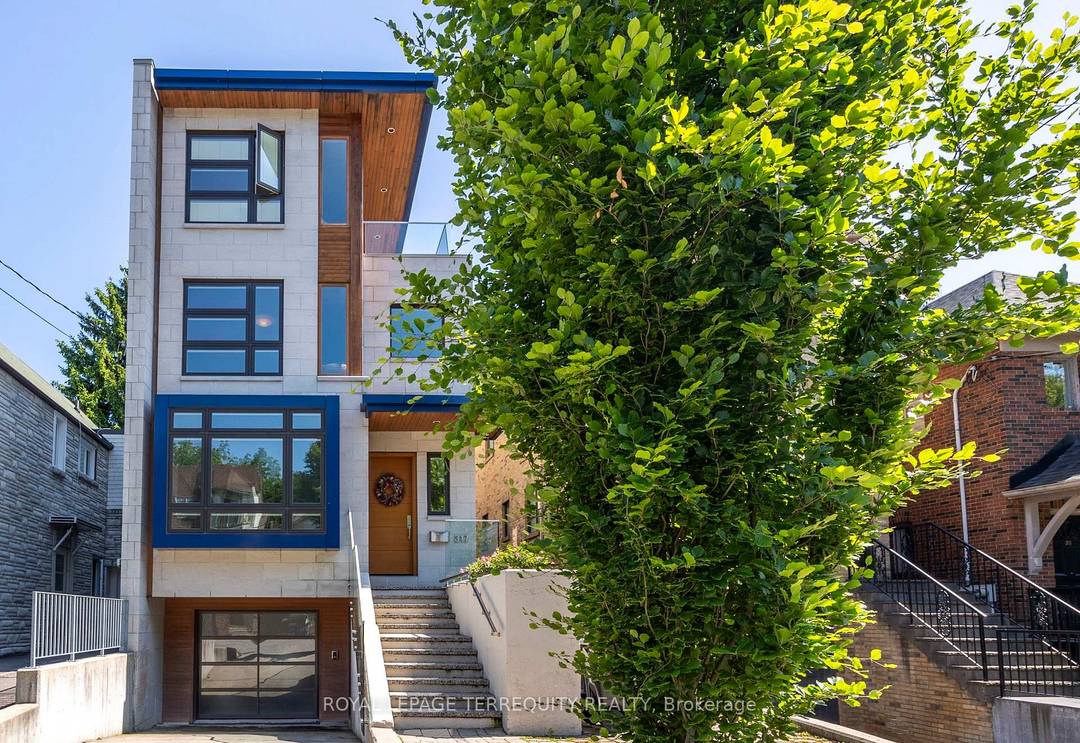 Beautifully architect designed and built home on 4 levels includes a central 3 storey atrium and an airy 3rd floor master suite with 2 decks, a sitting room, skylights, built ...