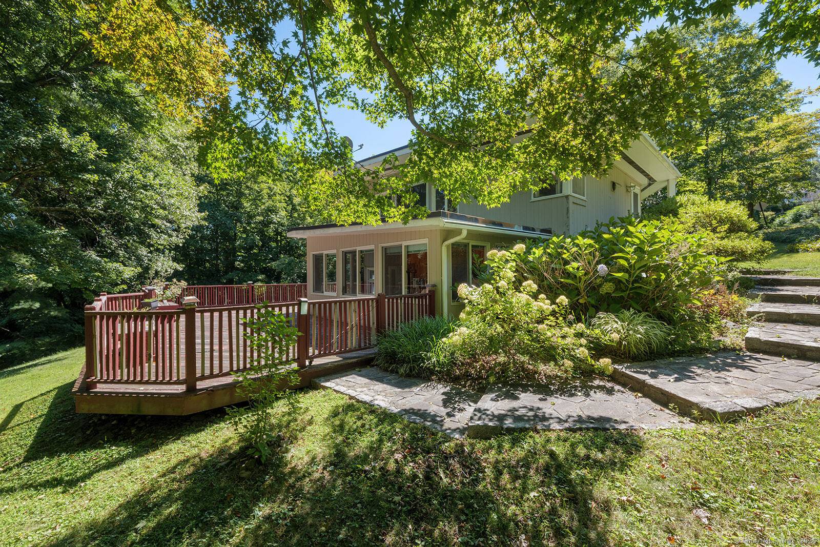 Completely unique home in Southern Ridgefield, walking distance to Branchville Train, Restaurants Shops.