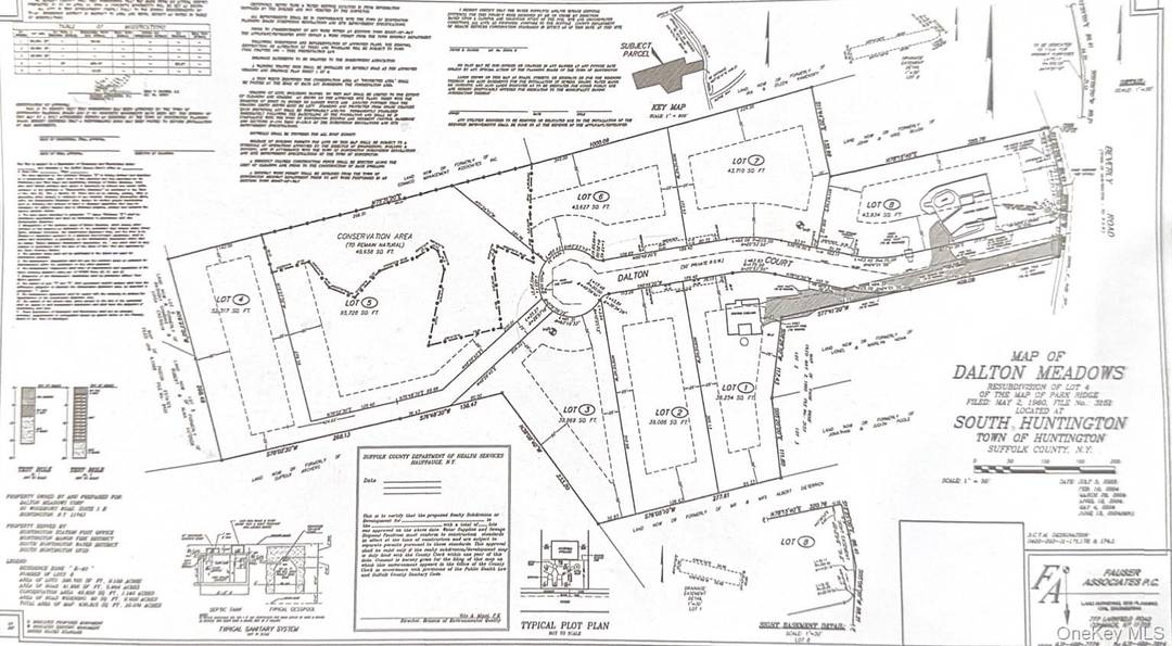 Bring your own plans ! Beautiful and Private 1 acre lot located in South Huntington.