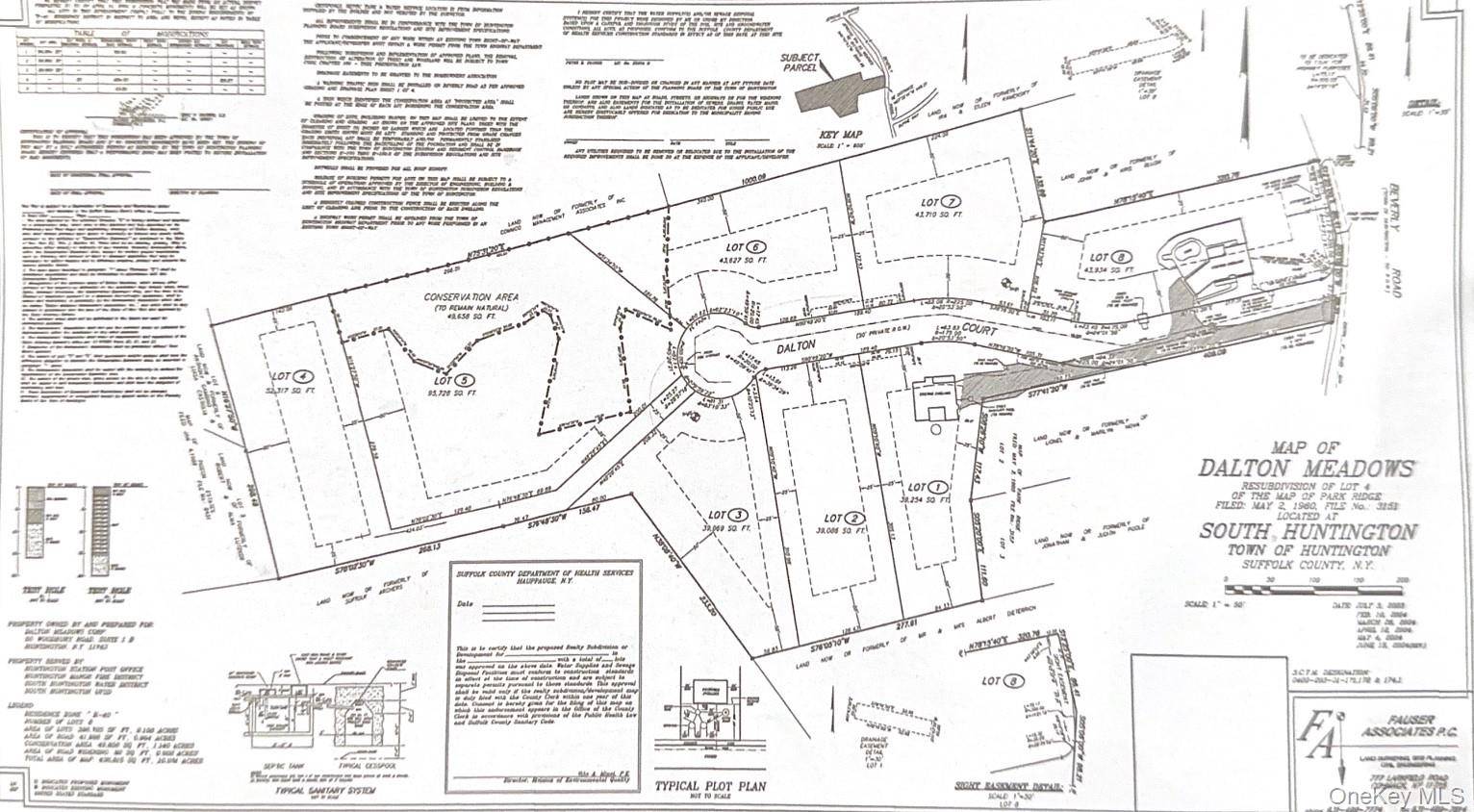 Bring your own plans ! Beautiful and Private 1 acre lot located in South Huntington.