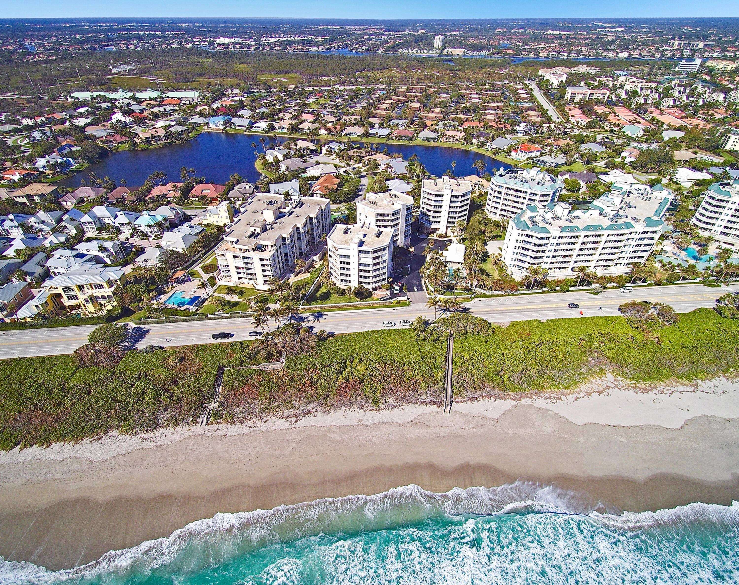 ''Rare Gem''... Oceanfront condo in the heart of Jupiter with sunrise and sunset views.