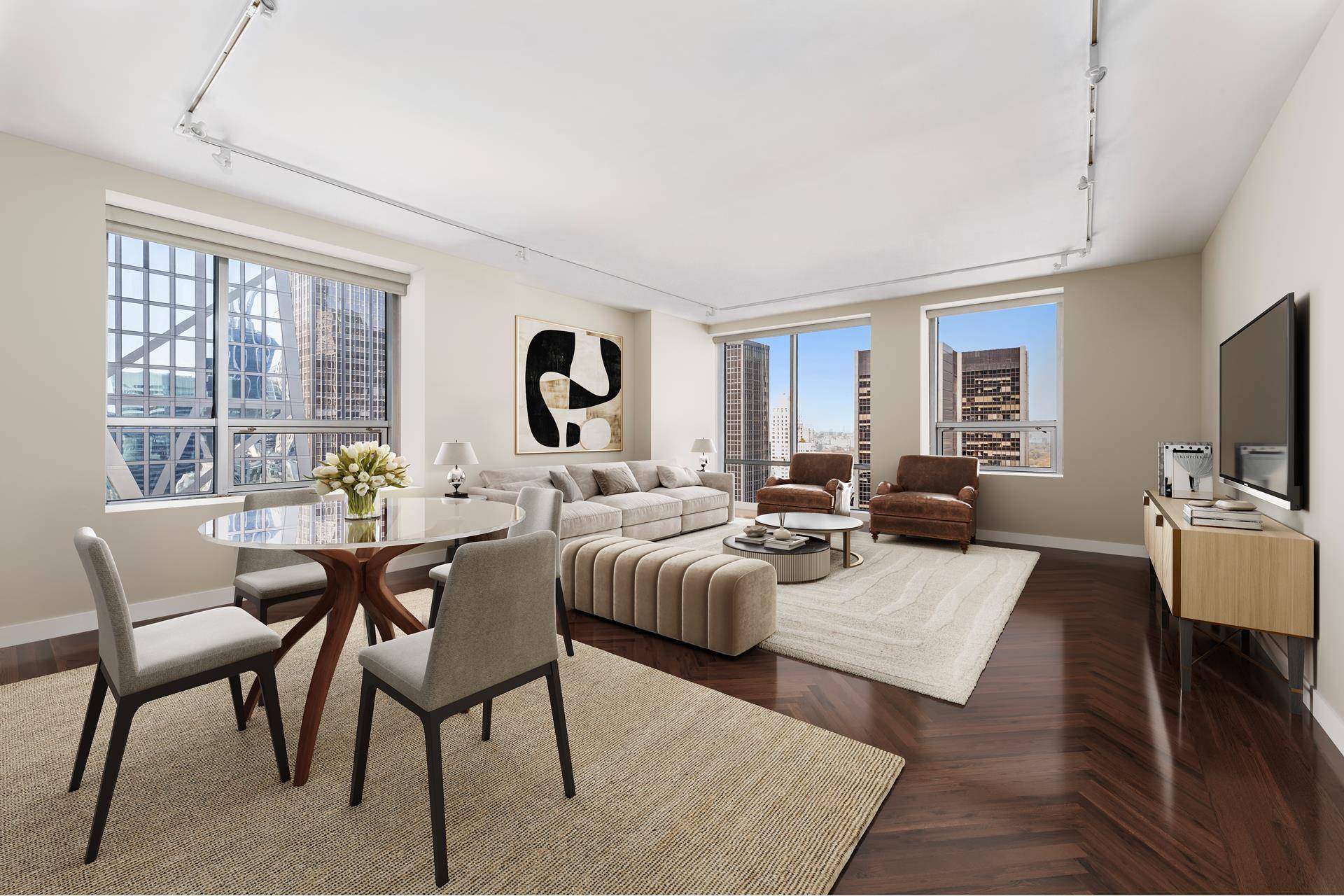 Located in the world renowned and award winning Museum Tower Condominium, this high in the sky, 30th floor one bedroom with a powder room offers magnificent sweeping views of the ...