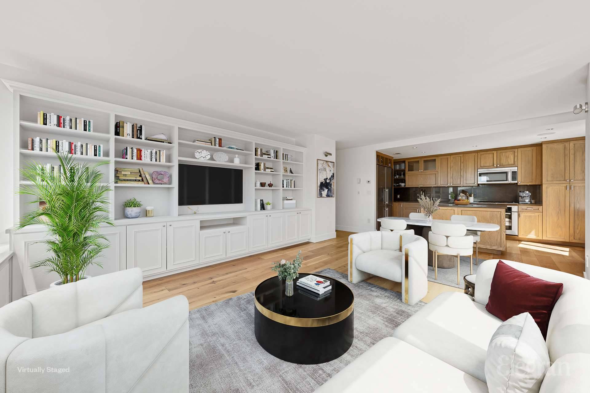 Welcome to Residence 805 at 333 Rector Place, a rare and stunning corner two bedroom, two bathroom home located in the luxurious 1 Rector Park condominium.
