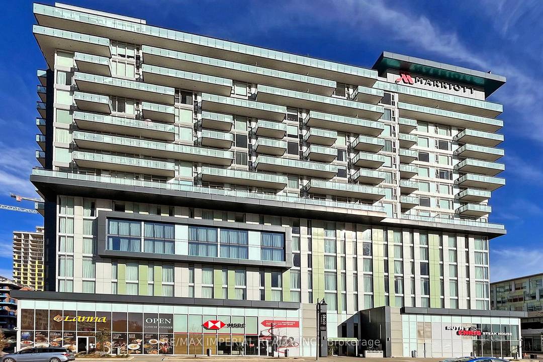 Luxury Furnished And Upgraded 1 Bedroom Den Condo In Downtown Markham Direct Connected The Marriott Hotel, Den Use As 2nd Bedroom.