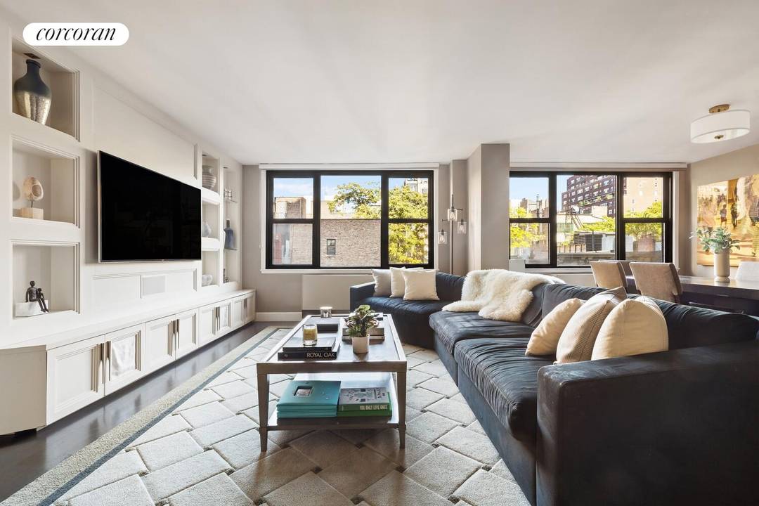 Beautifully situated on Irving Place with views of the iconic Pete's Tavern, Residence 6ABX is a 4 bedroom, 3 bathroom home thoughtfully combined to offer generous space for both comfortable ...