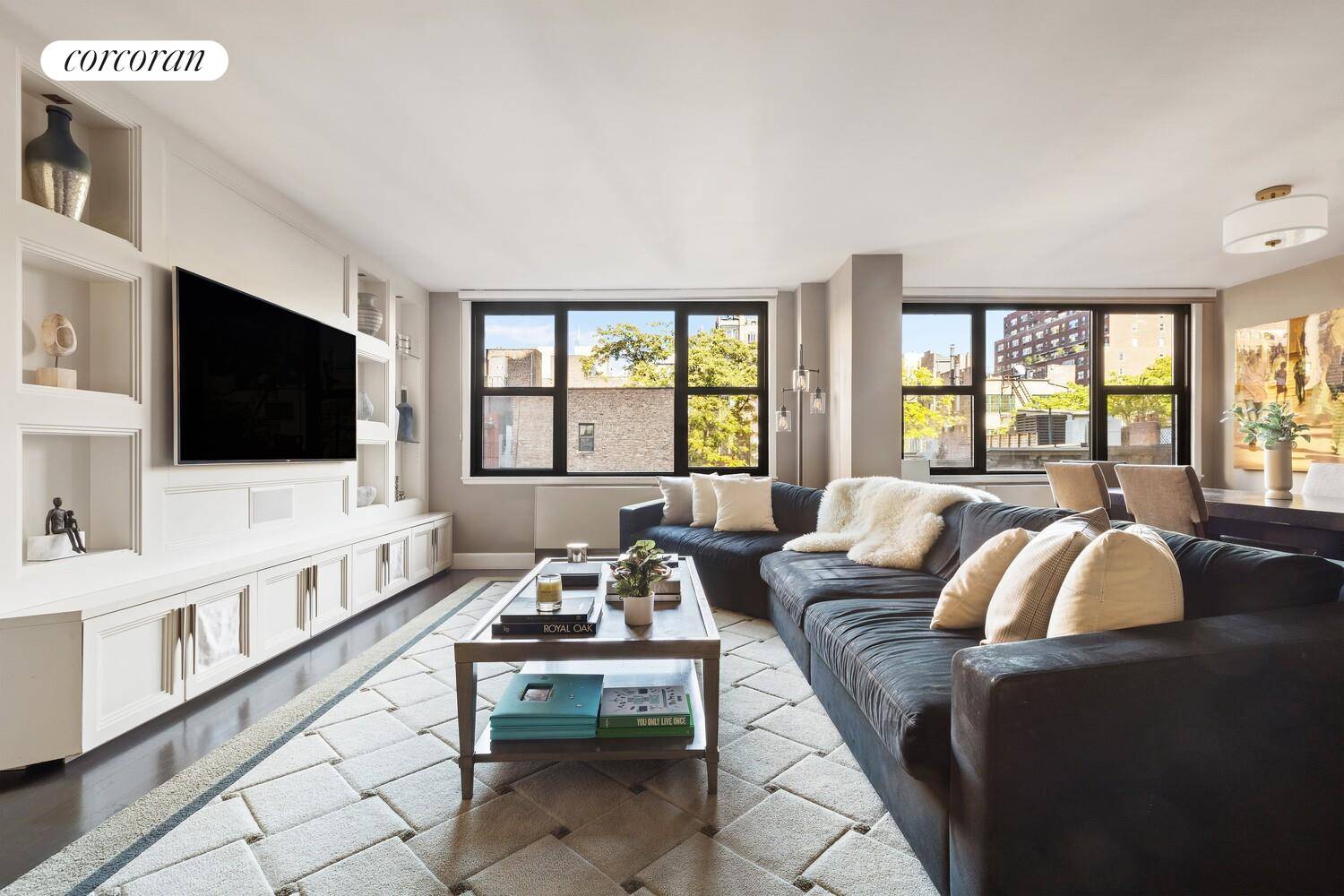 Beautifully situated on Irving Place with views of the iconic Pete's Tavern, Residence 6ABX is a 4 bedroom, 3 bathroom home thoughtfully combined to offer generous space for both comfortable ...