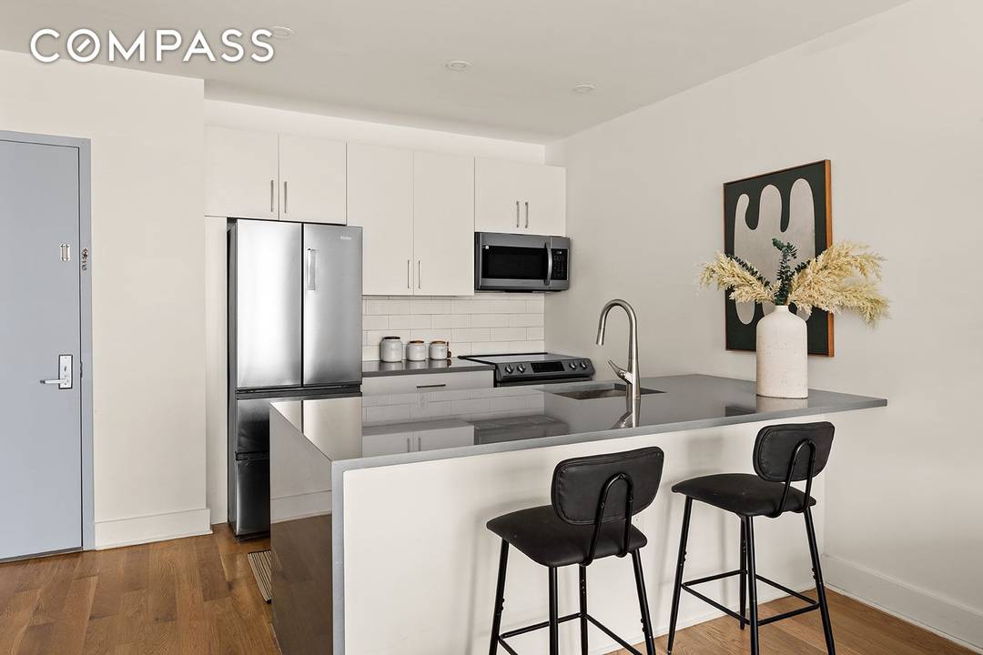 Welcome to Unit 4B at 40 Schaefer Street, a stunning one bedroom, one bathroom residence in a brand new boutique condominium development nestled between Brooklyn's popular neighborhoods Bedford Stuyvesant and ...