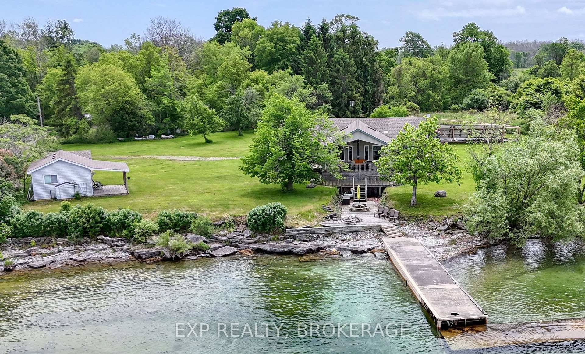 Wake up to breathtaking panoramic views of downtown Kingston and end your day with unforgettable sunsets over the water this stunning waterfront home on Simcoe Island offers it all.