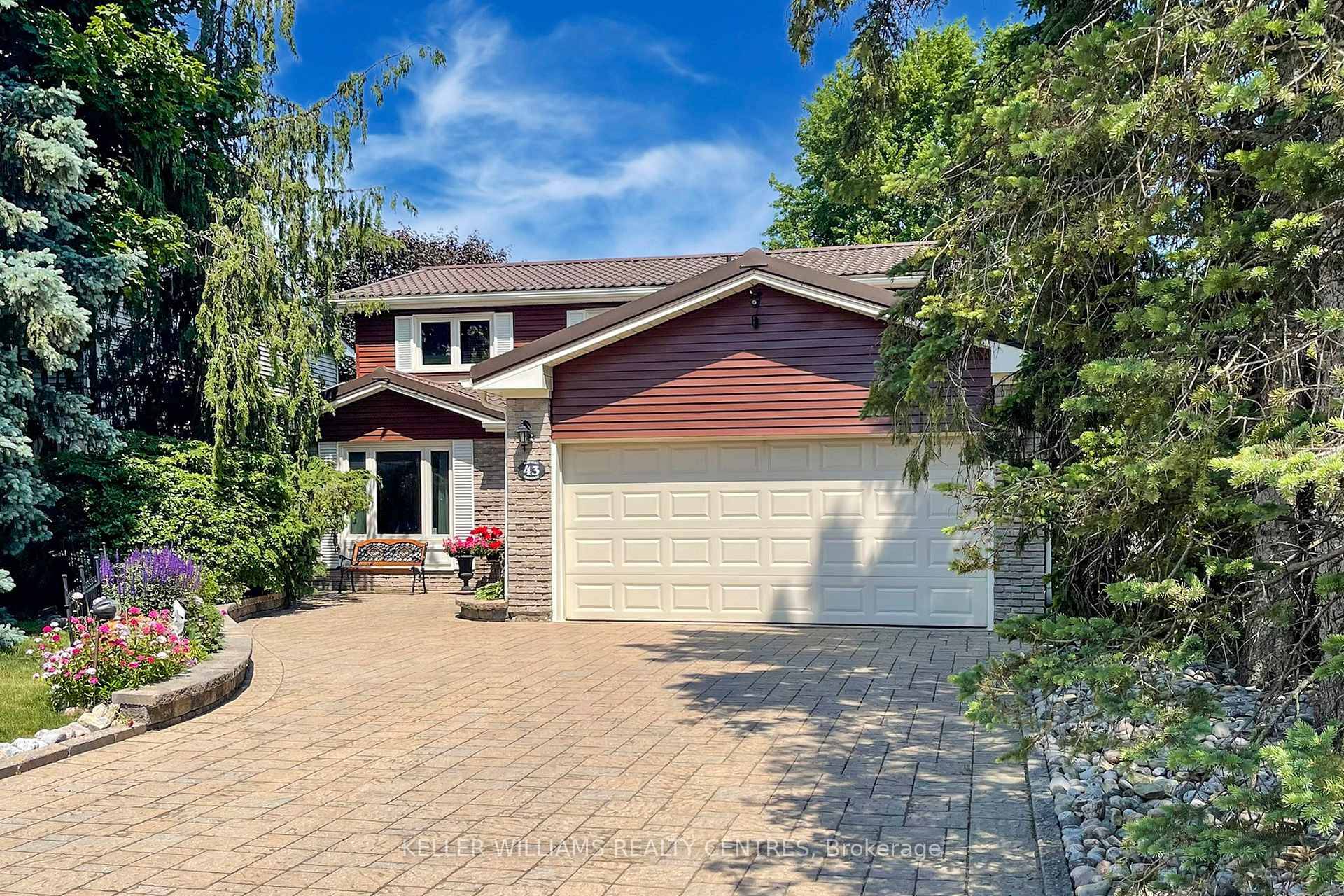 Take a Fresh Look Flat Ceilings Pot Lights Fresh Paint Move In Ready for the New School Year Exceptionally Maintained Brilliant Landscape Maintenance Free Inground Sprinkler System Interlock Drive Beautiful ...