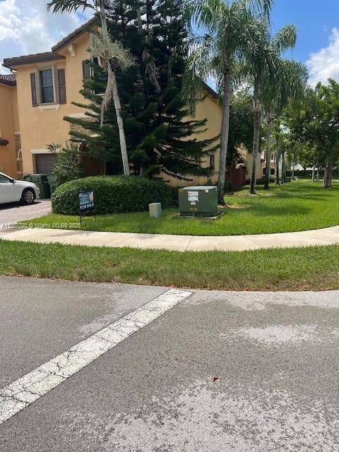 Great corner property with an amazing patio yard prefect for your morning coffee.